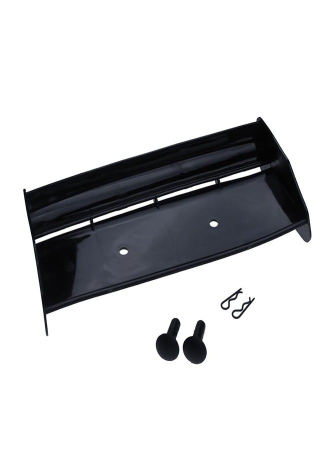 FLMLF Nylon Crash-Proof Rear Wing Set Tail Wing Spoiler Black for 1/5 Scale Rc Car HPI ROFUN BAHA ROVAN KM Baja 5B SS Buggy Truck Parts - Image 1